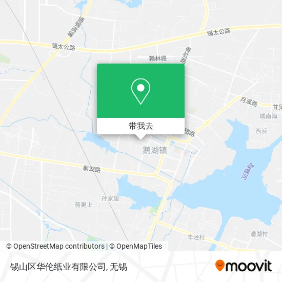 锡山区华伦纸业有限公司地图