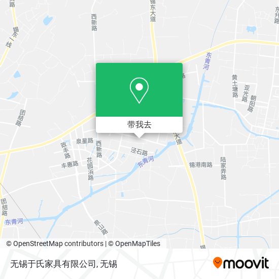 无锡于氏家具有限公司地图