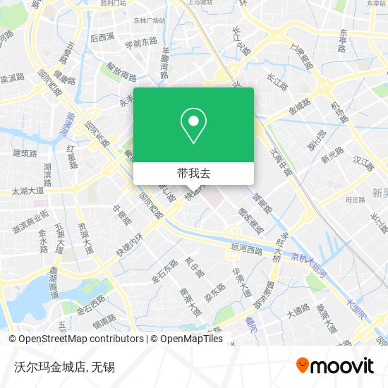 沃尔玛金城店地图