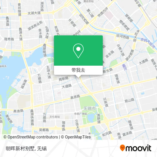 朝晖新村别墅地图