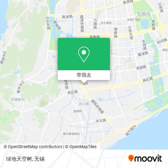 绿地天空树地图