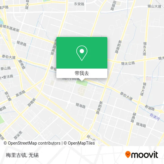 梅里古镇地图