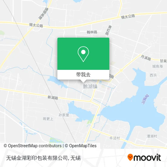 无锡金湖彩印包装有限公司地图