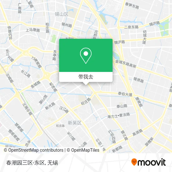 春潮园三区-东区地图
