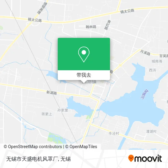 无锡市天盛电机风罩厂地图