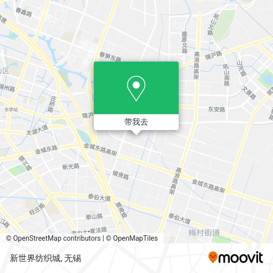新世界纺织城地图