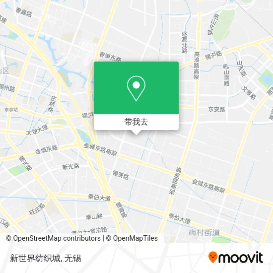 新世界纺织城地图