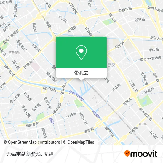 无锡南站新货场地图