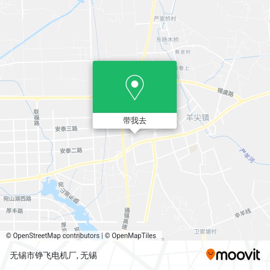 无锡市铮飞电机厂地图