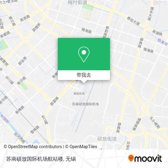 苏南硕放国际机场航站楼地图