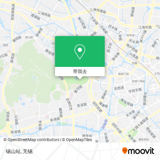 锡山站地图
