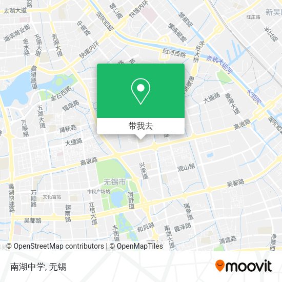 南湖中学地图