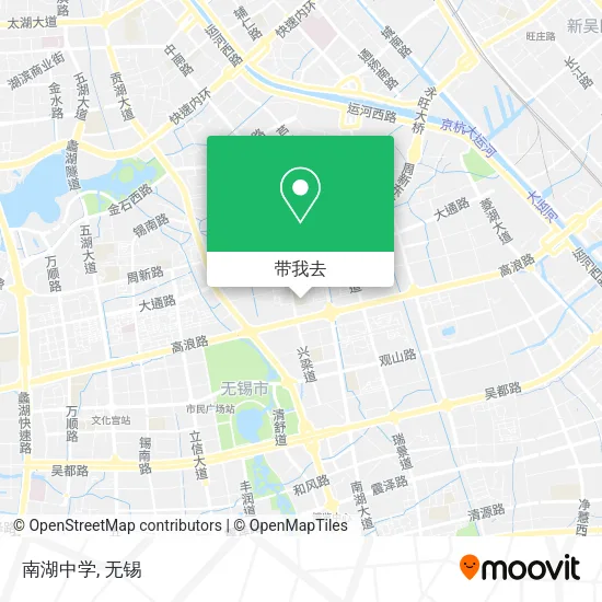 南湖中学地图