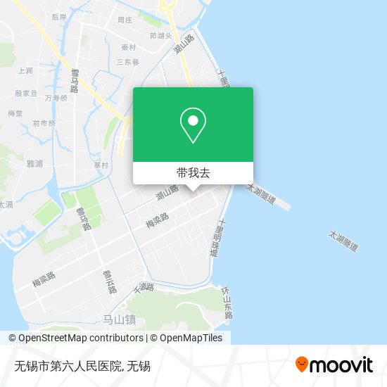 无锡市第六人民医院地图