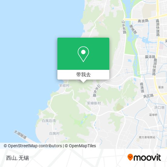 西山地图