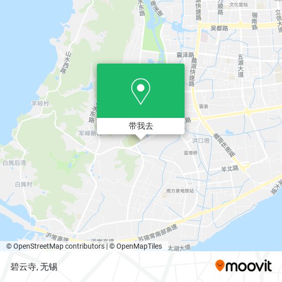 碧云寺地图