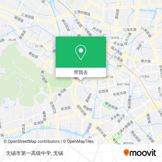 无锡市第一高级中学地图