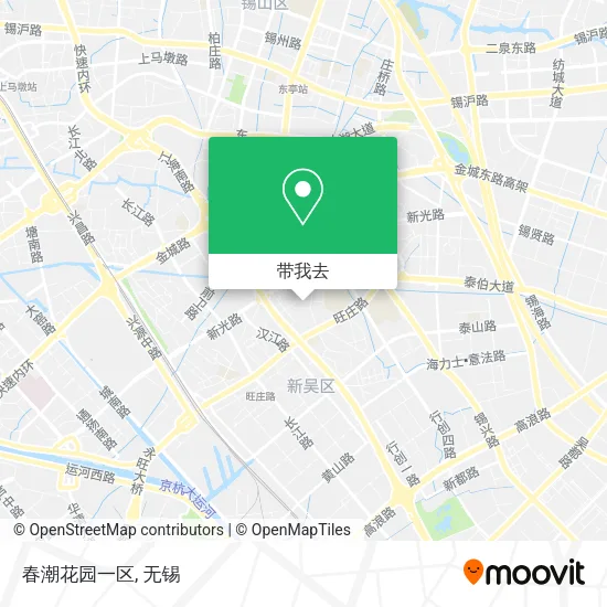 春潮花园一区地图