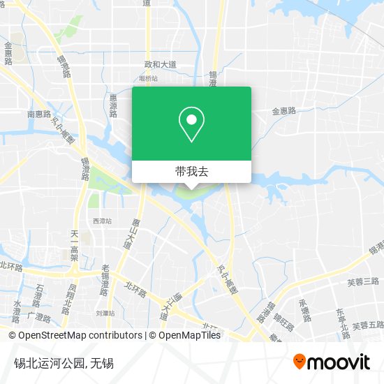 锡北运河公园地图