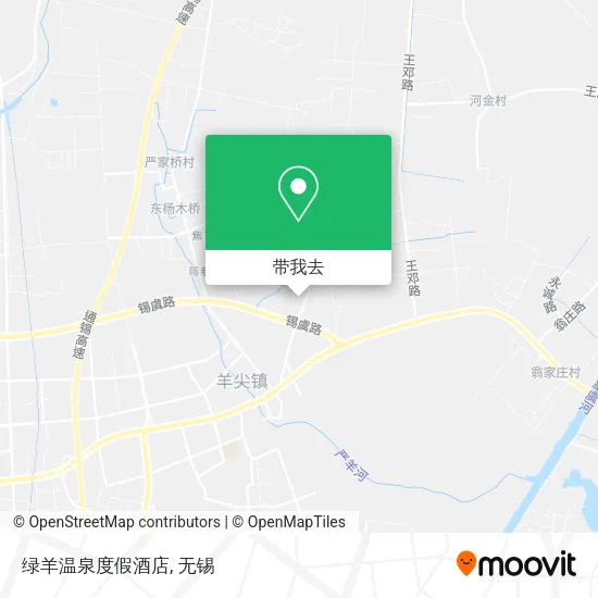 绿羊温泉度假酒店地图