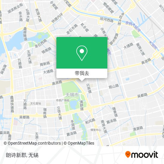 朗诗新郡地图