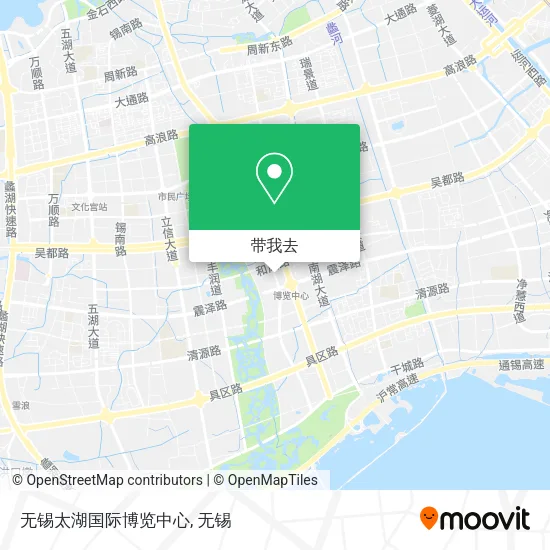 无锡太湖国际博览中心地图