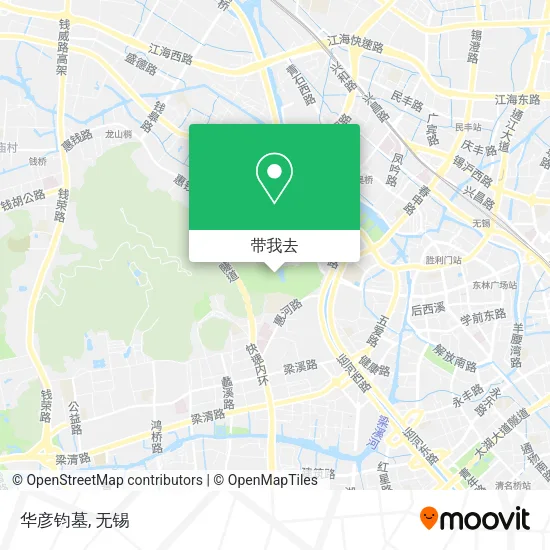 华彦钧墓地图