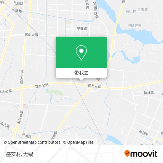 盛安村地图