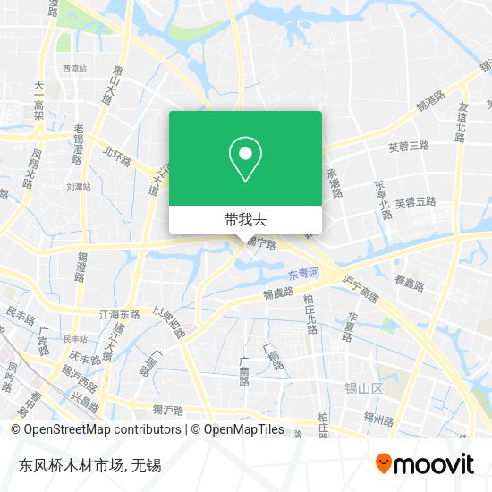 东风桥木材市场地图