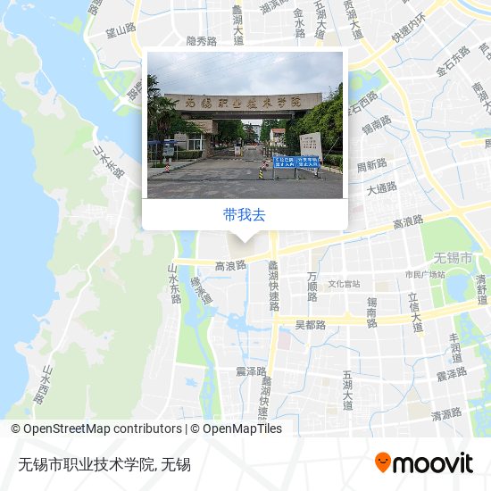 无锡市职业技术学院地图