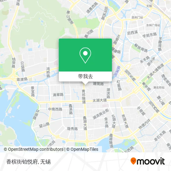 香槟街铂悦府地图