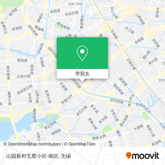 沁园新村五星小区-南区地图