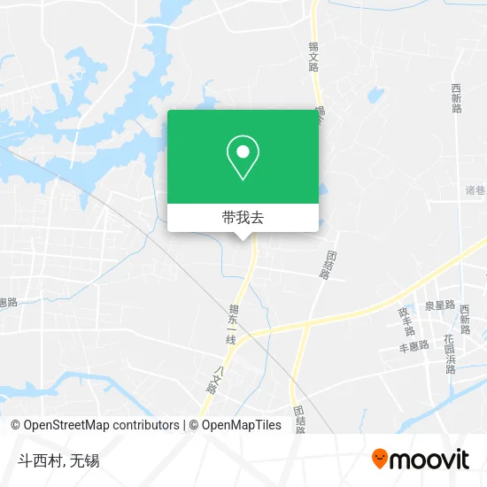 斗西村地图