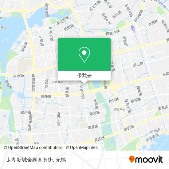 太湖新城金融商务街地图