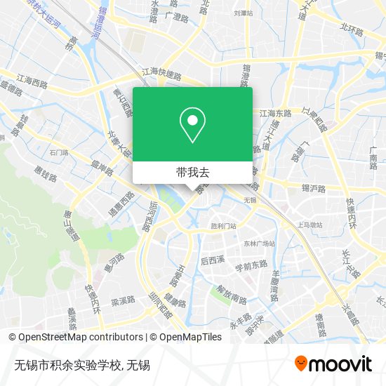 无锡市积余实验学校地图