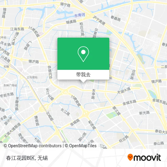 春江花园B区地图