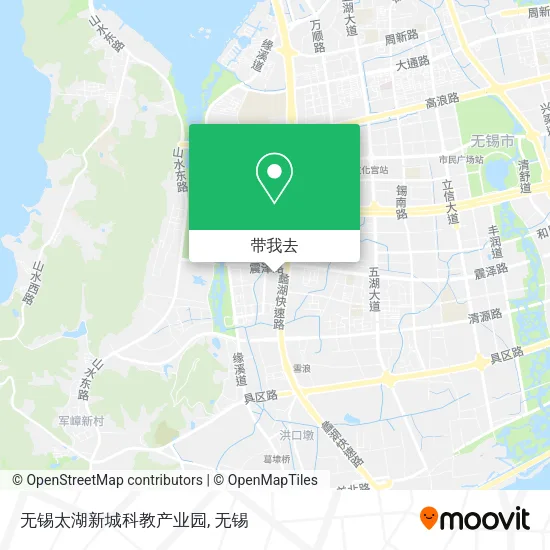 无锡太湖新城科教产业园地图