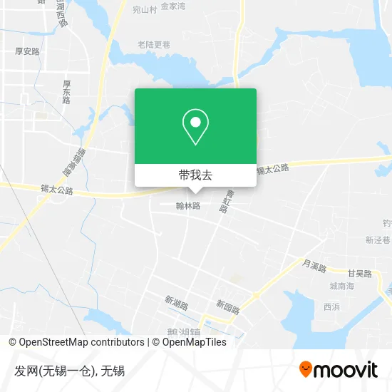 发网(无锡一仓)地图