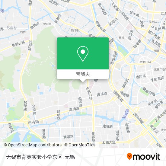 无锡市育英实验小学东区地图