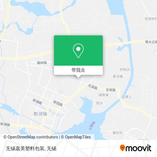 无锡嘉美塑料包装地图