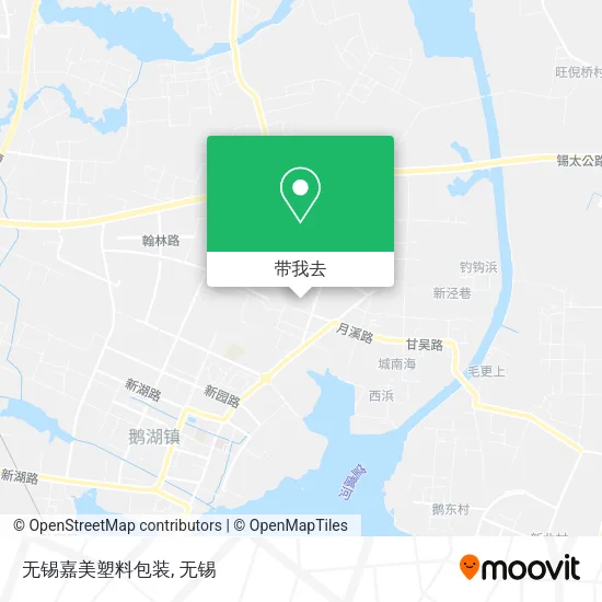无锡嘉美塑料包装地图