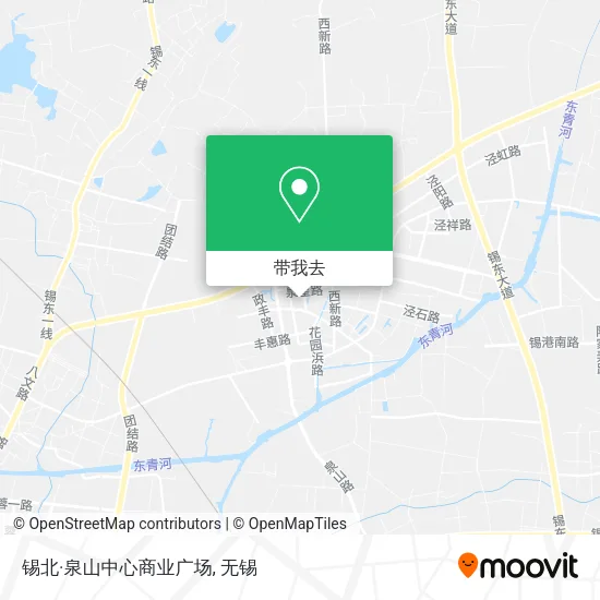 锡北·泉山中心商业广场地图