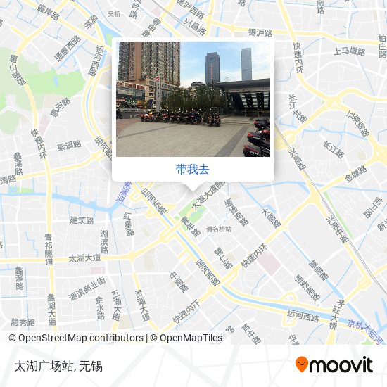 太湖广场站地图