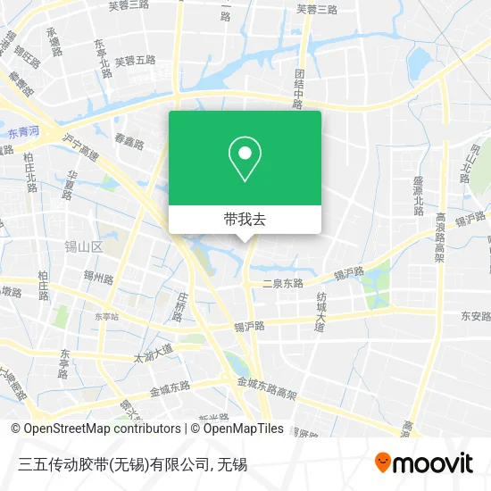三五传动胶带(无锡)有限公司地图