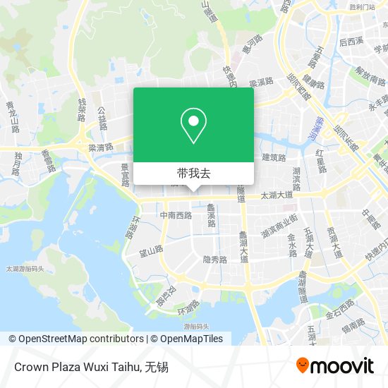 Crown Plaza Wuxi Taihu地图