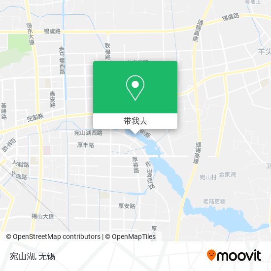 宛山湖地图