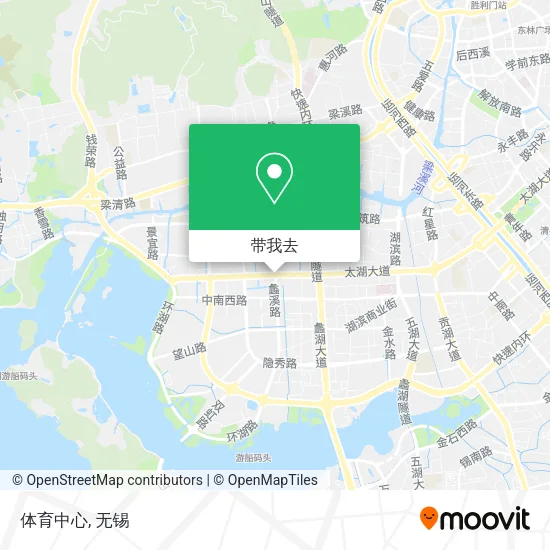 体育中心地图