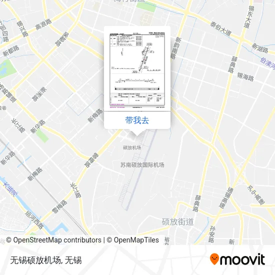 无锡硕放机场地图