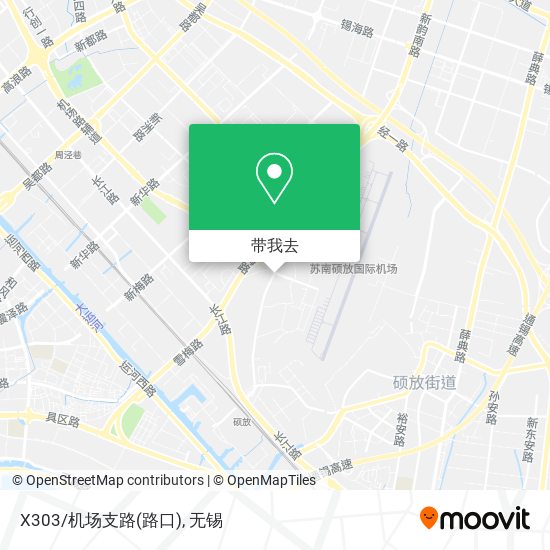 X303/机场支路(路口)地图