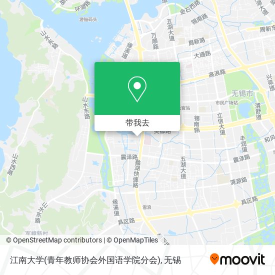 江南大学(青年教师协会外国语学院分会)地图
